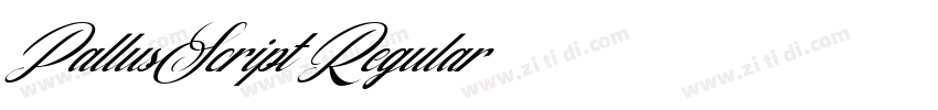 PallusScript Regular字体转换 PallusScript Regular字体转换